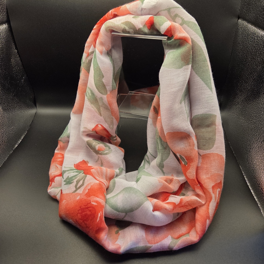 Ethel & Myrtle Floral Infinity Scarf NWT